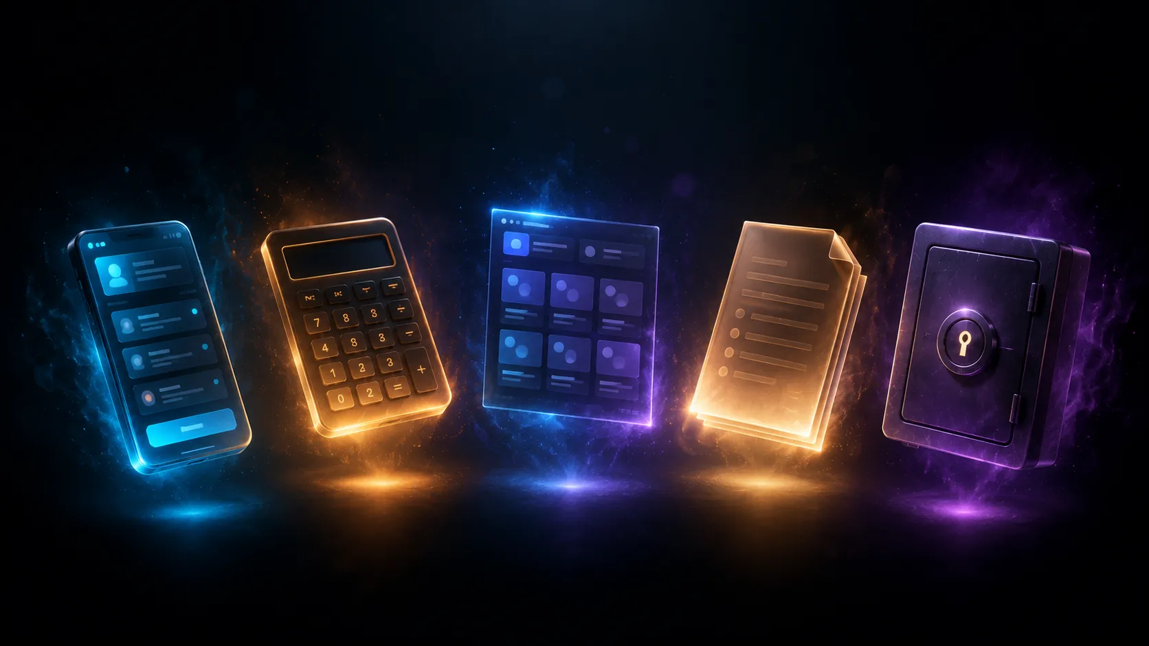 Five types of digital products: micro-SaaS, calculators, directories, templates, and memberships