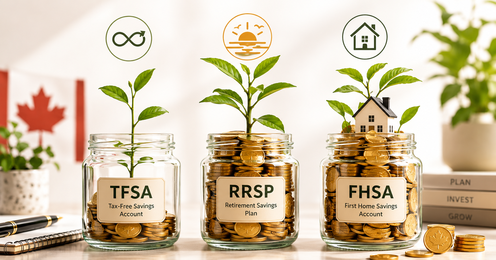 TFSA vs RRSP vs FHSA: Which Account Should You Use? (The Simple Answer)