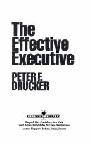 The Effective Executive — book cover