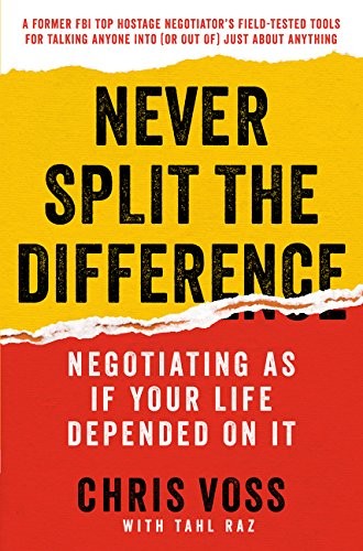 Never Split the Difference — book cover