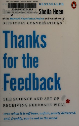 Thanks for the Feedback — book cover