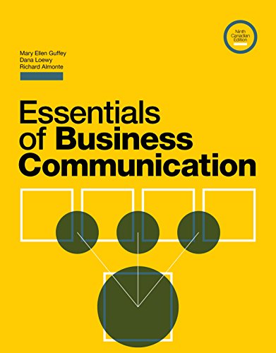 Essentials of Business Communication — book cover