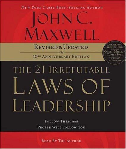 The 21 Irrefutable Laws of Leadership — book cover