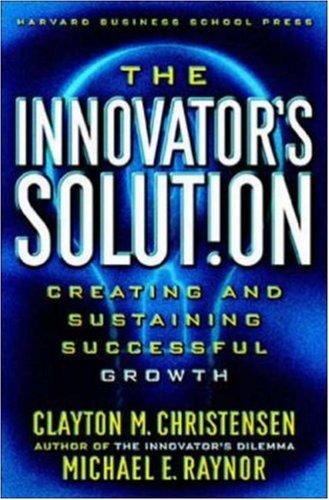 The Innovator's Solution — book cover