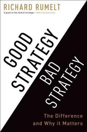 Good Strategy Bad Strategy — book cover