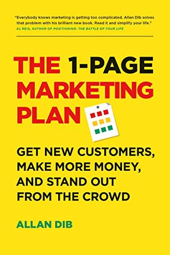 The 1-Page Marketing Plan — book cover
