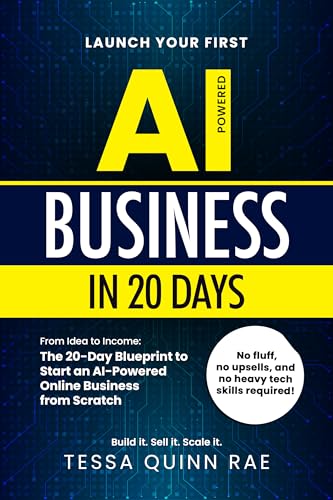 Launch Your First AI Business in 20 Days — book cover
