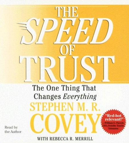 The Speed of Trust — book cover